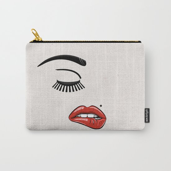 GIRL FACE - EYE - LIPS Carry-All Pouch