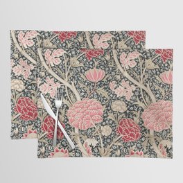 Vintage William Morris Cray Pink Floral Placemat