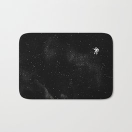 Gravity Bath Mat | Tobefonseca, Black and White, Pop Art, Stardust, Planets, Digital, Cosmos, Stars, Space, Universe 