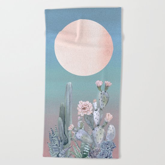 Desert Twilight by Nature Magick Beach Towel
