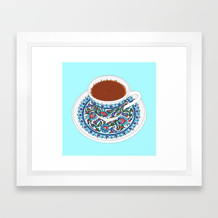 Turkish Coffee Framed Art Print By Lamaisondulapino Society6