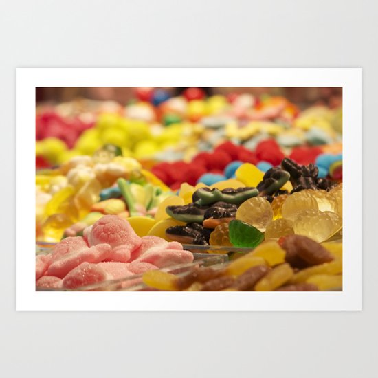 Candy World Art Print