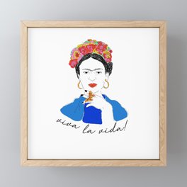 Frida Kahlo- Viva la Vida  Framed Mini Art Print