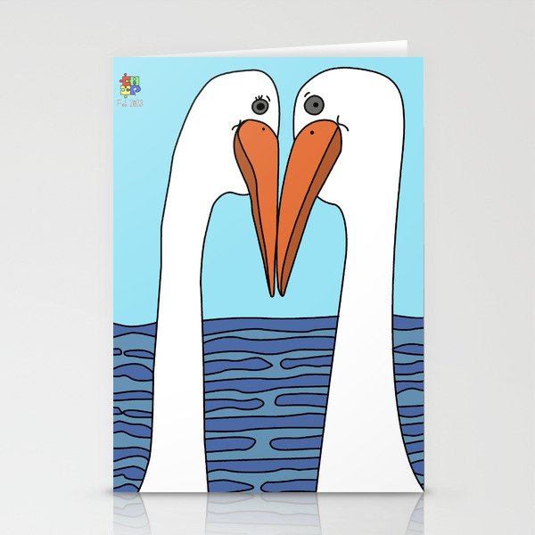 Stork Love Stationery Cards