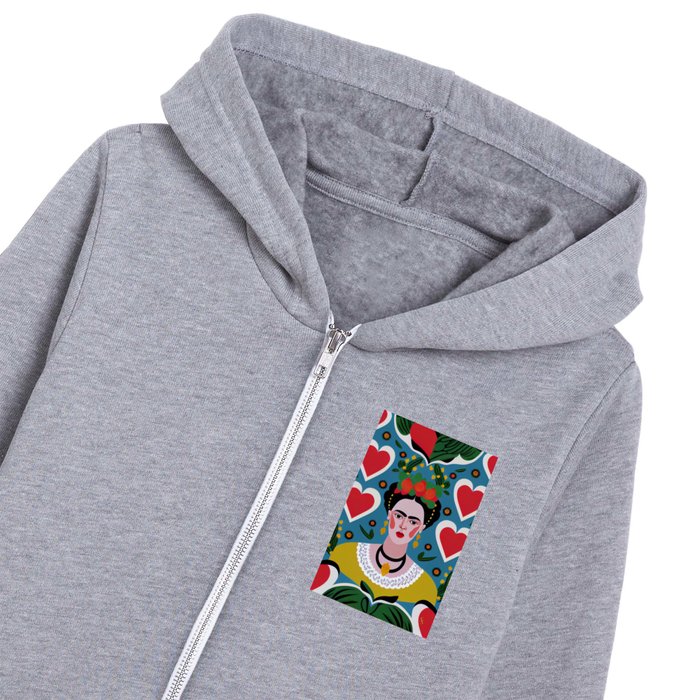 “A tribute to Valentine” collection Kids Zip Hoodie