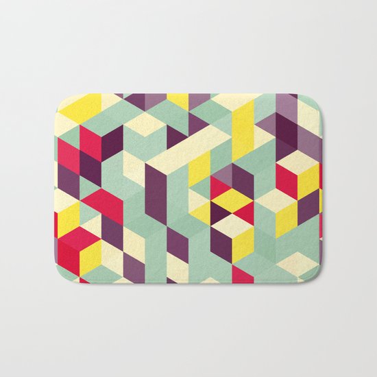 Magical cubes Bath Mat