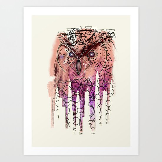Wowlzers. Art Print