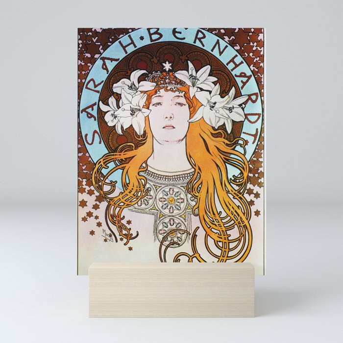 Alphonse Mucha Sarah Bernhardt Vintage Art Nouveau Mini Art Print By Artgallery Alphonse Mucha Sarah Bernhardt Vintage Art Nouveau Mini Art Print By Artgallery