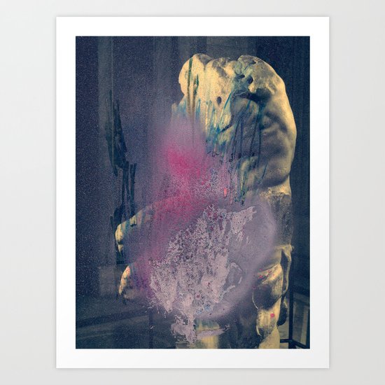 VIRGIN WOODS x THE BUTCHER (front) Art Print