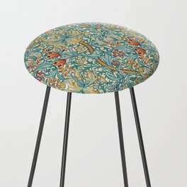 William Morris "Golden Lily" 3 Counter Stool
