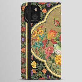 Persian Flower and Nightingale Miniature iPhone Wallet Case