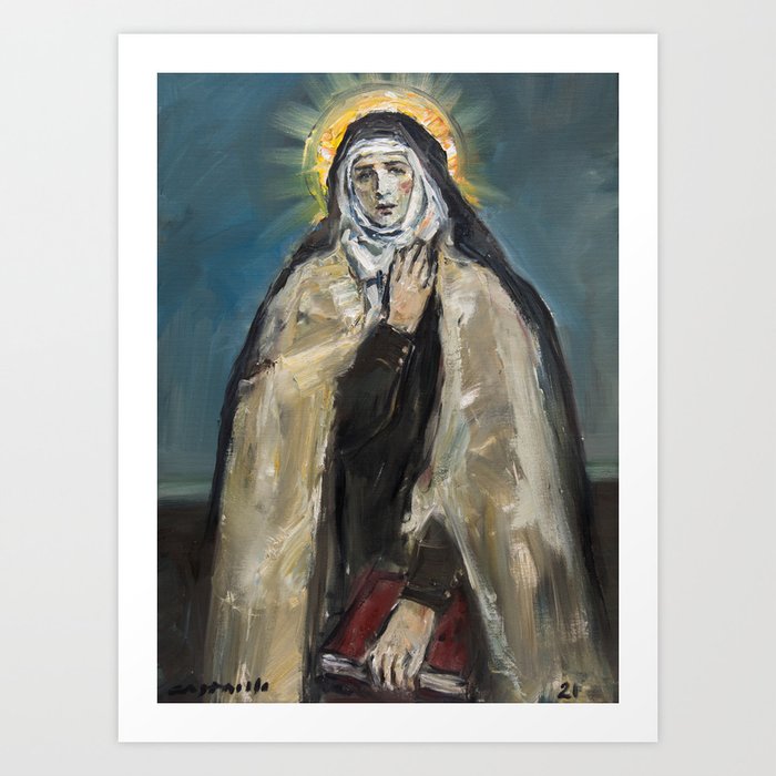 Saint Teresa of Jesus Doctor of the Church Art Print
