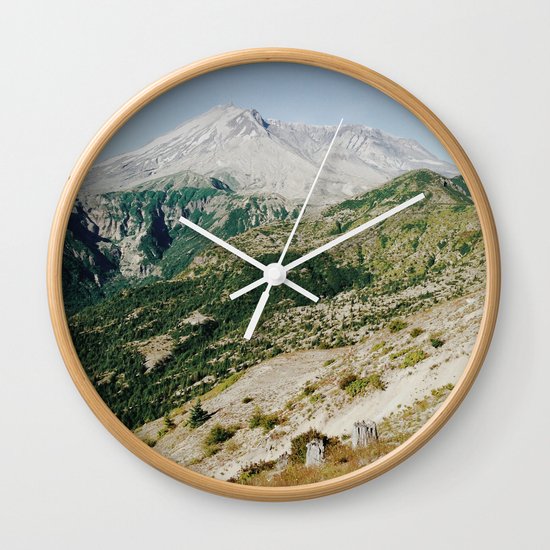 Mt St Helens Wall Clock