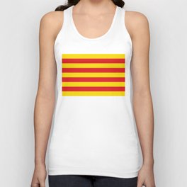 Catalonia (Senyera) Flag Unisex Tank Top