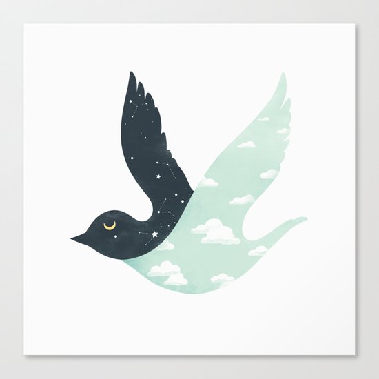 Bipolar Bird Canvas Print