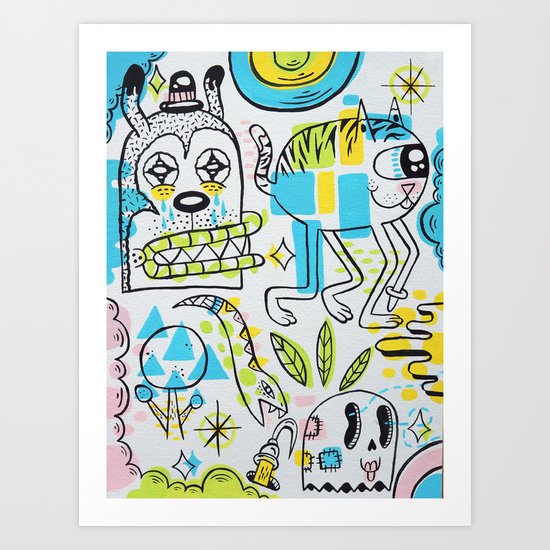 Shape Shifters Art Print