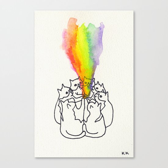 "We come together to fill the world with wonder!" Canvas Print
