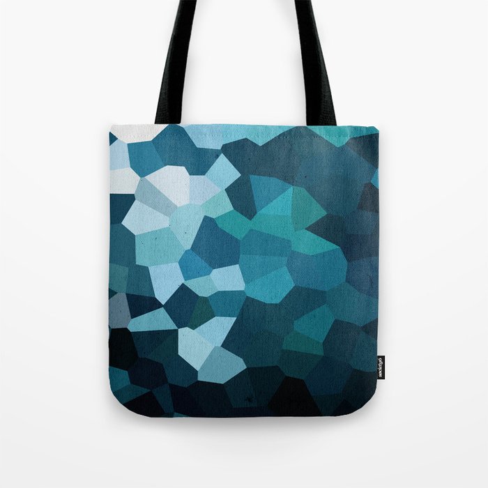 geometric tote bag