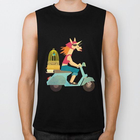 Enjoy the Ride Unicorn Biker Tank