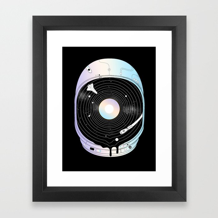 In the Presence of a Deafening Silence Framed Art Print