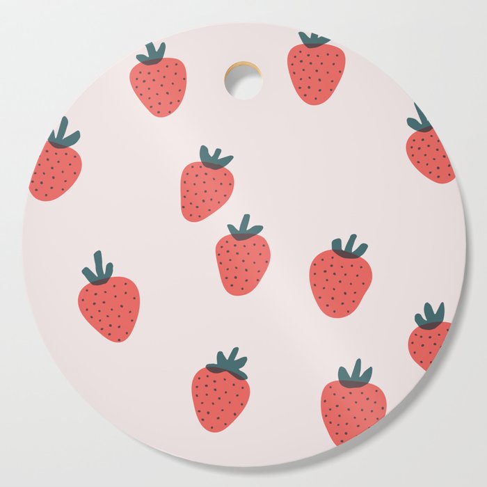 Strawberries Cutting Board