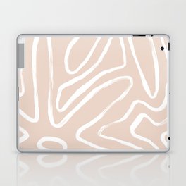 Pink flower doodle pattern Laptop Skin