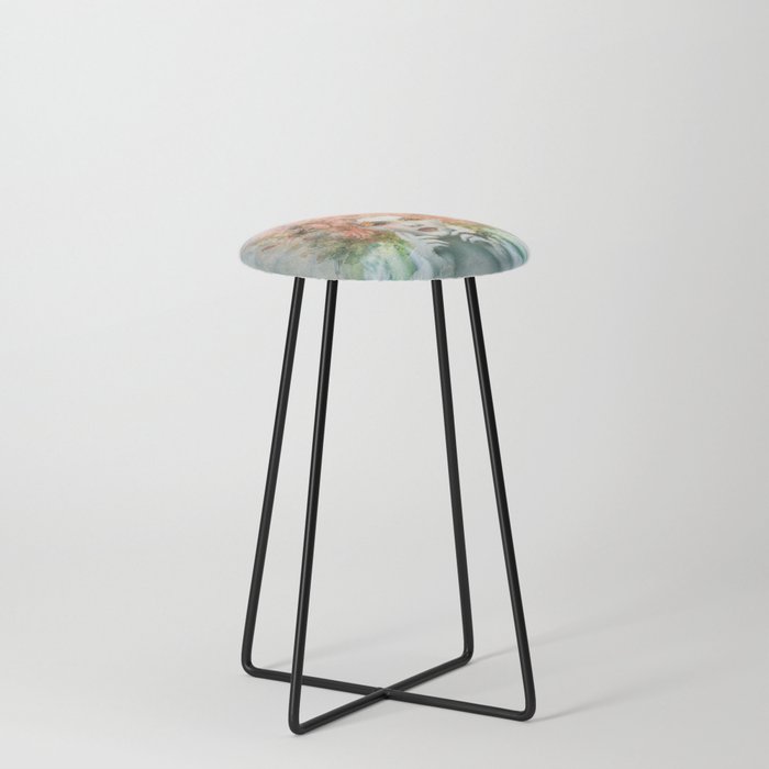 Fantasy World inside your head Counter Stool