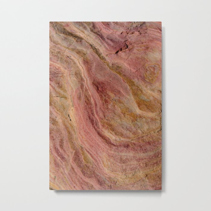 Natural Sandstone Art 2 - Valley of Fire State Park, NV Metal Print