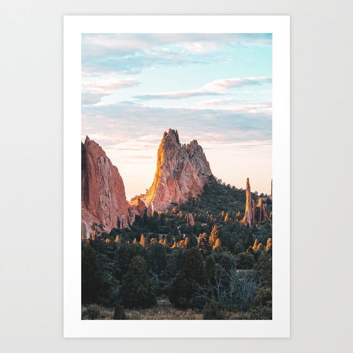 Southwestern Colorado Springs Art Print