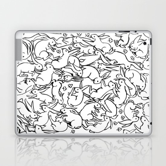 Bunny Pattern Laptop & iPad Skin