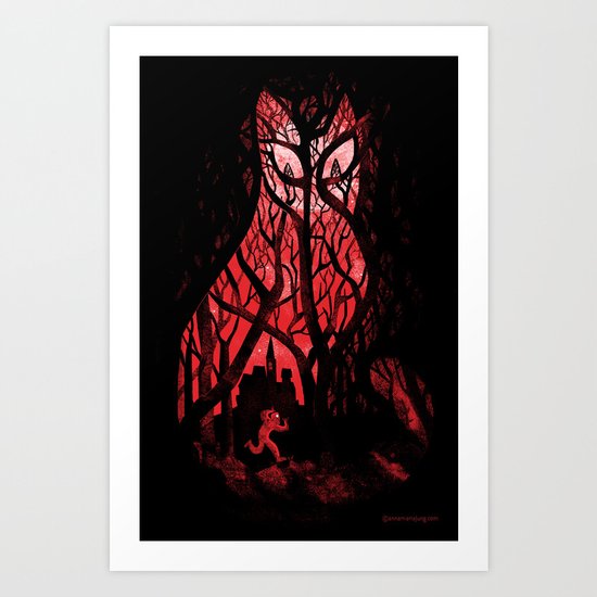 Mister Poe's Guilt Trip Art Print