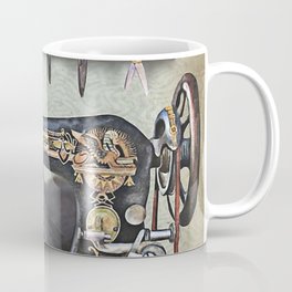 Black Cat Sewing Room Sewing Mends The Soul Coffee Mug | Cat, Movie, Digital, Oil, Black, Decor, Art, Painting, Funny, Comedy 