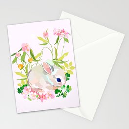 springtime bunny Stationery Cards