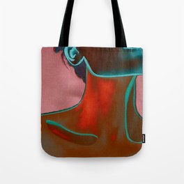 Neon Woman Tote Bag