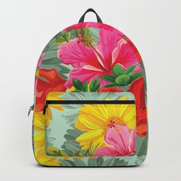 Vibrant Hawaiian Bouquet Backpack