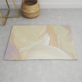 Colorful Pastel Abstract Acrylic Painting 48 Rug