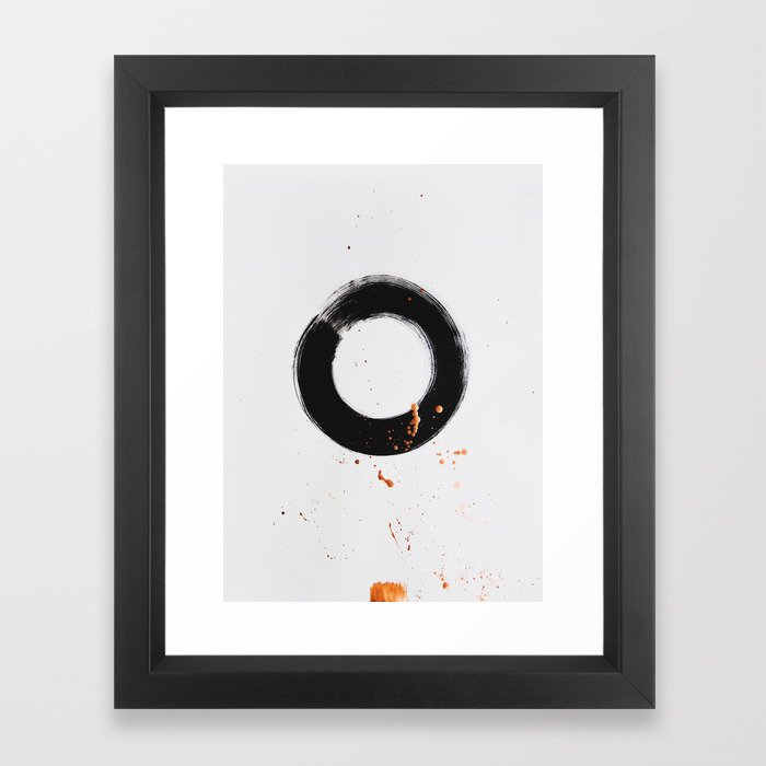 Ring Framed Art Print