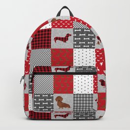 Doxie Quilt - duvet cover, dog blanket, doxie blanket, dog bedding, dachshund bedding, dachshund Backpack