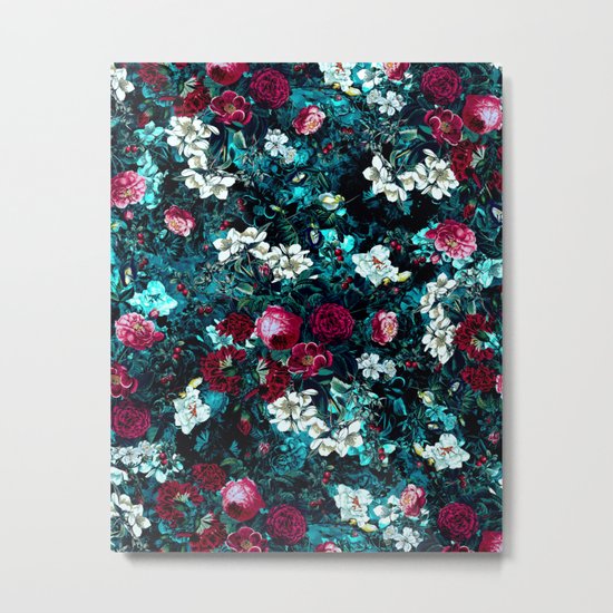 Night Garden IX Metal Print