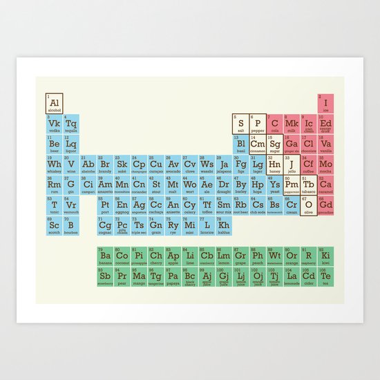 Tasty Table Art Print