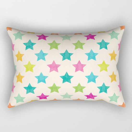 Colorful Star Rectangular Pillow