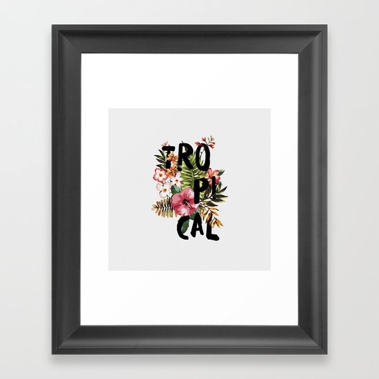 Tropical I Framed Art Print