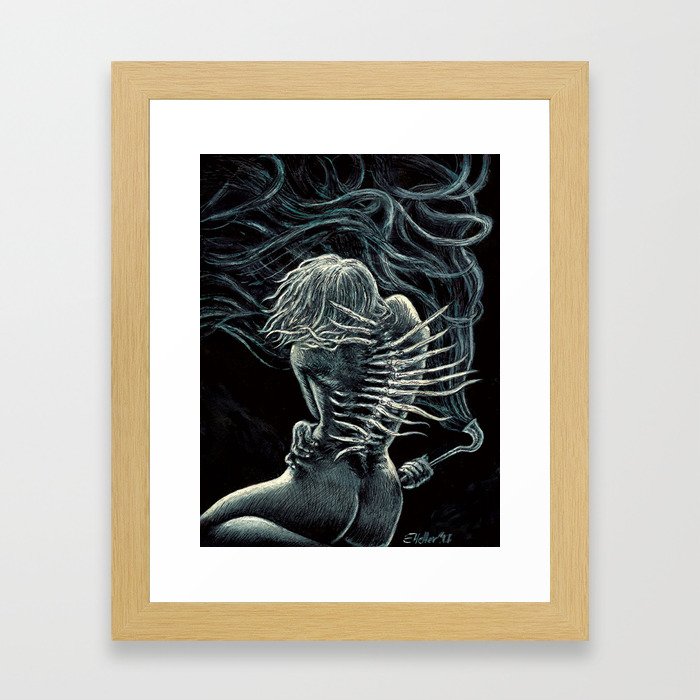 "Spinigerus -Twisted" Framed Art Print