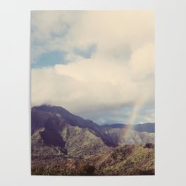 Kauai Rainbow - Hawaii Nature, Landscape Photography Poster