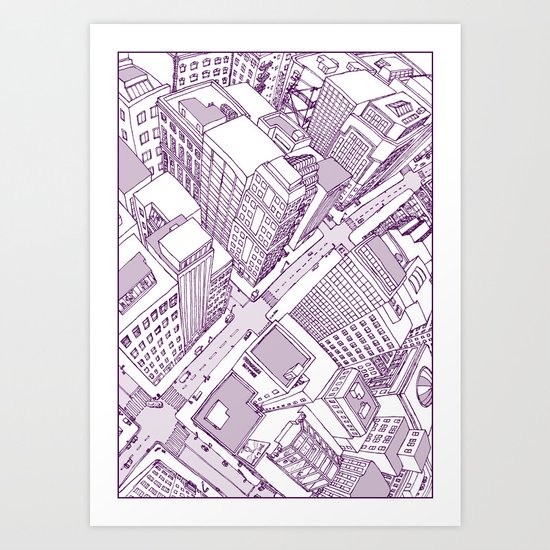The Watched City Art Print