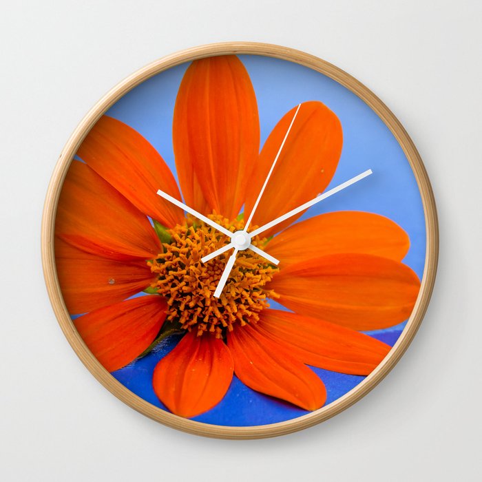Vibrant Daisy Wall Clock