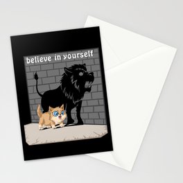 Cat believe in yourself  Stationery Card