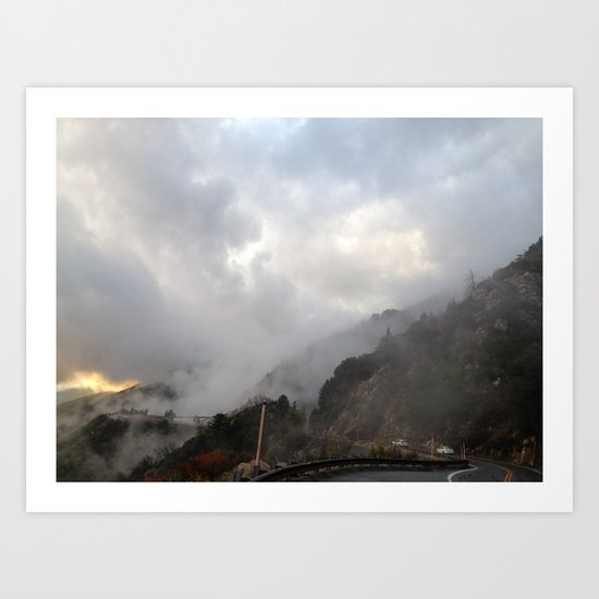 Outside Twin Peaks 3 Art Print