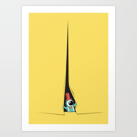 Peek show! Art Print