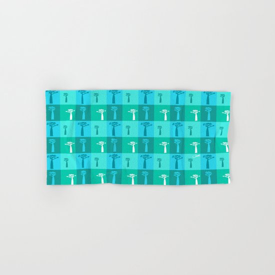Baobab Azure Hand & Bath Towel